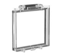 POPETPOP Copertura Protettiva per Interruttori a Pulsante 50X55 MM in Plastica Trasparente Adesivo Protezione per Prese e Pulsanti Elettrici Adatta per Uso Industriale e Domestico Contro