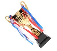 POPETPOP Coppa in Metallo Sportiva per Partite di Calcio, Premio Grande Base Robusta, Incisione Artistica, Dimensioni Flessibili per Tornei e Gare Scolastiche