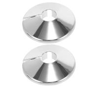 POPETPOP Copri Tubi Acqua a Parete 2 Pezzi, Tappo Copriforo Doccia Rotondo, facile da installare, per tubi Ø 12-15 mm, per case e uffici