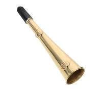 POPETPOP Corno Ferroviario in Metallo Portatile ad Alto Volume Design a Corno di Bue, Campana ad Aria Compressa per Segnalazione su Binari, Accessorio Ferroviario Leggero per Segnalatori