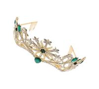 POPETPOP Corona da Sposa in Brillante Resistente e Confortevole Accessorio Capelli Nuziale Elegante per Donna Fascia Tiara con Strass per Compleanni Feste e Balli Adatta Tutti i Capelli
