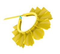 POPETPOP Cuffia da Bagno in Tpe Giallo, Cappellino per Shampoo Leggero che Previene L'ingresso di Acqua e Shampoo negli Occhi Colore Casuale