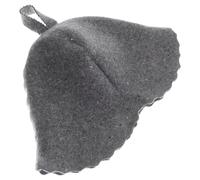 POPETPOP Cuffia da Sauna in Feltro di Lana Russa Spessa con Bordo Smerlato Assorbente e Isolante per Uomo e Donna Cappello da Bagno Turco per Spa e Vaporarium Protezione dal Calore e