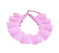 POPETPOP Cuffia Doccia Regolabile Protezione Orecchie per Bagnetto Ragazzo Rosa Cappellino Shampoo e Antigoccia