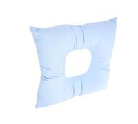 POPETPOP Cuscino Viso per Massaggio con Foro a Forma Ovale in Epe Riutilizzabile e Confortevole, per Spa e Negozi di Pedicure, Colore Blu