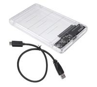 POPETPOP Custodia Trasparente per Hard Disk 2.5 Pollici USB 3.0 per SSD e Hdd, Supporto Fino a 2tb, Scambio Dati Rapido e Hot-swapping, Materiale Plastico Resistente