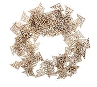 POPETPOP Decalcomanie in Legno Intagliato per Angoli 150 Pezzi Applique Decorative Fai da Te per Album Fotografici e Libri Vintage Protezione Angoli Libri e Modanature per Mobili e