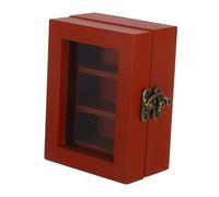 POPETPOP Decomprimere la libreria decorazioni per libri Scaffi di libri da scrivania arredamento libresco minuscolo roba da libri angolo libreria vintage piccolo estetico Di legno Marrone
