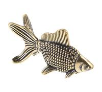 POPETPOP Decorazione Feng Shui Con Pesce Antico Simbolo Di Prosperità e Abbondanza Per Casa e Ufficio Statua Piccola Per Cerimonie Del Tè e Arredamento Artistico