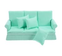 POPETPOP Divano Per Casa Delle Bambole Con Cuscini Mini Divano Moderno Per Soggiorno Delle Bambole Mobilio Minuscolo Realistico Per Decorazione