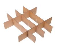 POPETPOP Divisori Scatole Imballaggio 5 Pezzi Cartone Partition Per Scatole Da Trasloco Protezione Oggetti Fragile Separatore a Griglia Per Vetreria Facile Montaggio