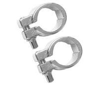 POPETPOP Drum Lock System 2 pezzi in Metallo per Accessori Supporto Piatti e Stand Tom, Versatile per Domestico e Palcoscenico