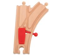 POPETPOP Espansione Binari in Legno per Treni Giocattolo Accessori Compatibili con Set Ferroviari Durevoli per Stimola Creatività e Gioco Educativo