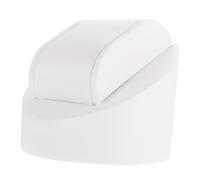 POPETPOP Espositore per e gli Orologi Porta Orologio Bianco in Gesso con Base Resistente e Cuscino in Pelle e Spugna in Negozio a Casa
