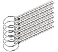 POPETPOP Estrattori di Cuscinetti per Yo-yo in Metallo Argento, 6 Pezzi, Strumenti Professionali per Rimozione Labor-saving e Alta Resistenza, Accessori per Yo-yo e Cuscinetti