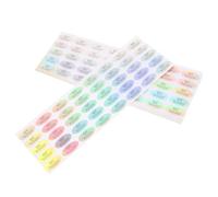 POPETPOP Etichette Adesive Chiara Impermeabili Qc Pass Ovali 500 in Pvc per Migliorare L'efficienza Lavorativa per Magazzino e Fai-da-te