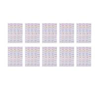 POPETPOP Etichette Adesive per Cosmetici 10 Pezzi, Etichette Autoadesive Resistenti in Polietilene per Bottiglie di Olio Essenziale, Adesivi Scrivibili per Organizzazione Cosmetica e Uso