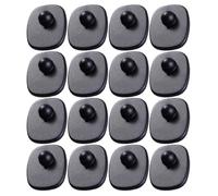 POPETPOP Etichette di Sicurezza Rigide Antifurto per Abbigliamento 40 Pezzi in Abs Nero Piolo, Etichette per Supermercati e Centri Commerciali, Dispositivi Antifurto per Protezione Merci