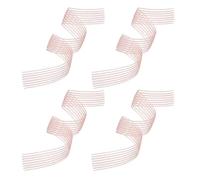 POPETPOP Fasce Elastiche Rinforzate per Scarpe da Punta da Balletto Set da 4 Pezzi Rosa Cinghie Invisibili Traspiranti per Allenamento Danza e Ginnastica Supporto Antiscivolo per