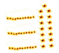 POPETPOP Fascia Capelli con Fiore Girasole e Forcine Leggere Accessori Floreali per Matrimonio Feste e Cerimonie Elegante Decorazione per Spose e Ragazze