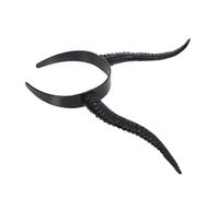 POPETPOP Fascia Corna Diavolo in Plastica Leggera per e Cerchietto Costume Halloween Cosplay Strega e Demone Accessorio Gothic per Feste Natale e Capodanno