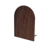 POPETPOP Fermalibri in Legno per Scaffali Statua Rustica di Gesù Fermalibri Decorativi a Forma di Volta Carbonizzato Organizer Resistente per Librerie e Decorazioni Religiose da