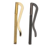 POPETPOP Fermasoldi da Uomo in Ferro Resistente alla Ruggine, Design Classico Semplice, Set 2 Pezzi, Clip Portafoglio Bifold Pratica e Sottile per Uso Quotidiano