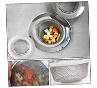 POPETPOP Filtro per Scarico Lavello in Acciaio Inox Non Magnetico Setaccio Rete Intasamento per e Bagno