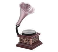 POPETPOP Fonografo Leggero e Resistente Accessorio Decorativo Realista per Mobili Miniatura e Arredamento Vittoriano