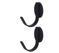 POPETPOP Ganci Magnetici per Ghirlande 2 Pezzi in Ferro Magnete Forte, Ganci da Parete per Porta D’ingresso, Supporto per Appendere Decorazioni Natalizie e Accessori Casa