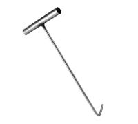 POPETPOP Gancio Solleva Tombini in Acciaio Inossidabile, Versatile, per Sollevare Coperchi di Tombini e Accedere agli Scarichi di Proprietà, 150kg