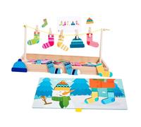 POPETPOP Giocattolo Sensoriale Anni Gioco Educativo Creativo in Legno per Sviluppo Cognitivo e Abilità Sociali