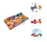 POPETPOP Giochi Educativi Puzzle in Colorato per Anni Giocattolo Montessori per Sviluppo Manuale e Coordinazione Occhio-mano