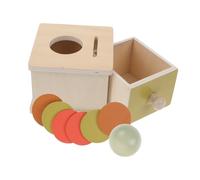 POPETPOP Giochi Montessori Scatola Sensory con Palla e Moneta Educativo per Sviluppo Coordinazione Mano Occhio e Abilità Logiche