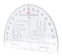 POPETPOP Goniometro Professionale in Acrilico Resistente All’Usura, Righello Spesso 2 MM Scala Angolare Precisa per Misurazioni e Addestramento