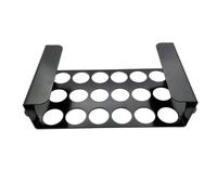 POPETPOP Graticola Resistente Senza Odore Nero per Barbecue in Acciaio Inossidabile per Arrostitore di Cosce di Pollo e Picnic All'aperto
