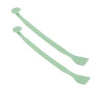 POPETPOP Grattaschiena Multifunzione 2 Pezzi Con 27 Perline in Plastica, Massaggiatore Portatile Contro Prurito Per Schiena, Gambe e Piedi, Strumento Leggero Per Massaggi Rilassanti Uomini e Anziani