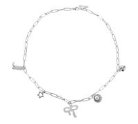 POPETPOP Graziosa collana girocollo con fiocco e ciondolo a forma di conchiglia e stella, gioiello alla moda ispirato allo stile western, regalo per donne e ragazze, look casual e da festa.
