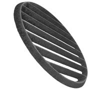 POPETPOP Griglia Rotonda in Ghisa da 25 CM per Barbecue e Caminetti Accessorio Resistente al Calore Ventilazione Ottimale Griglia per Cottura a Carbone Versatile per Uso Interno ed