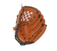 POPETPOP Guanti da Baseball in Pu Spesso per Lanciatore Cuciture Resistenti, Guanto da Softball Marrone per Allenamento Sportivo, per Principianti e Colore Casuale