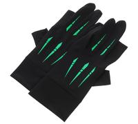 POPETPOP Guanti Estivi Mezze Dita Antiscivolo da Uomo per Ciclismo e Pesca Outdoor Protezione UV Leggeri e Traspiranti per Sport e Guida Verde