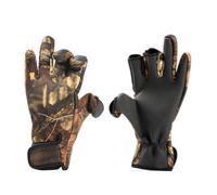 POPETPOP Guanti in Neoprene Termici Antiscivolo Dita Esposte Camouflage Antivento per e Outdoor