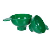 POPETPOP Imbuto a Bocca Larga in Pp Verde 2 Pezzi per Cucina Professionale Resistente All'usura per Versare Liquidi come Olio e Bevande