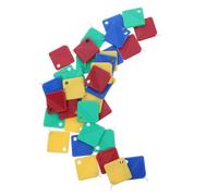 POPETPOP Inseritore di Filo Quadrato Compatibile Fili in Plastica 40 Pezzi Dimensioni 3.00x2.70x0.30cm per Ago Piccolo per Cucito a Mano e Fai da Te Sicuro