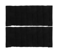 POPETPOP Inserti Divisori per Borsa Fotocamera 2 Pezzi in Fiber Velvet Neri