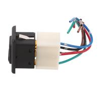 POPETPOP Interruttore Elettrico Momentaneo Alzacristalli Auto a 5 Pin con Cablaggio, Interruttore Finestra con Indicatore Rosso per Controllo Vetro Elettrico, Ricambio Compatibile