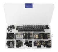 POPETPOP Kit 122 Pezzi Zoccoli Ic Passo 254Mm Connettori per Saldatura Prese Ic Singola e Doppia per Schede Pcb e Circuiti Elettronici Accessori Elettronici Duraturi e Facili da