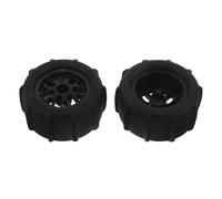 POPETPOP Kit 2 Pezzi Pneumatici per Auto Rc in Gomma e Plastica per Sabbia e Neve, Ruote per Fuoristrada 1/14 1/16 1/18 Azione Multiterreno e Riduzione Vibrazioni