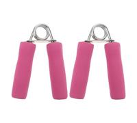 POPETPOP Kit 2 Pezzi Rinforzatore per la Presa in Metallo Rivestimento in Cotone Attrezzo per Esercizi Manuali per Dita Polsi e Avambracci per Allenamento Fitness e Riabilitazione