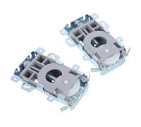 POPETPOP Kit 2 Pezzi Rulli Scorrevoli in Acciaio Inox per Porte Armadio e Portefinestre, Pulegge Silenziose Cuscinetti a Sfere, Ferramenta per Porte Scorrevoli Adatta a Uso Interno